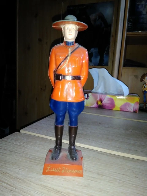 Statue En Cire 1937 – Police Montée Canadienne (RCMP) Signée J Fuller – Calgary – France