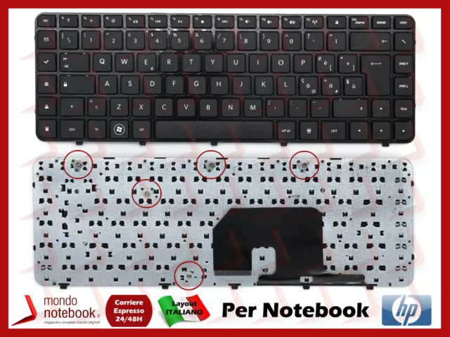 Tastiera Keyboard Notebook per HP PAVILION DV6-3156sl ITALIANA