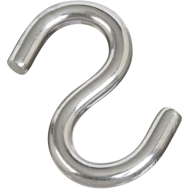 National 2-1/2 In. Stainless Steel Heavy Open S Hook N197202 National N197202