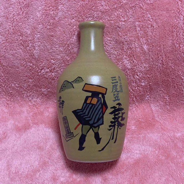 TOKKURI JAPANESE SAKE bottle Retro Empty bottle Traditional painting 5