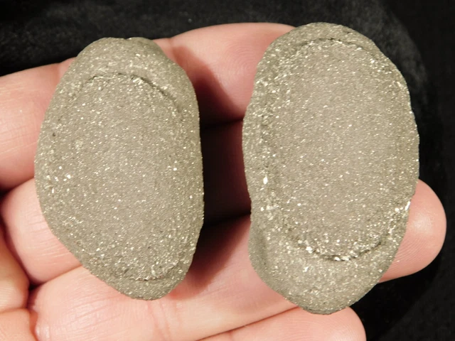 Larger! Nice and 100% Natural Boji Stone Pair 106gr