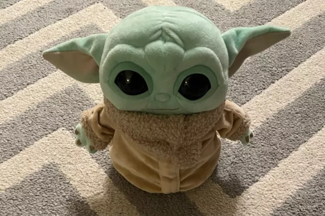 Star Wars Mandalorian The Child 11" Plush Baby Yoda Grogu Doll Mattel