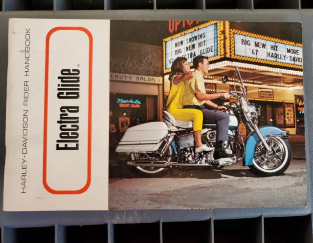 Harley Davidson Electra Glide owners manuals 1966 and 1968