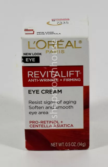 Loreal RevitaLift EYE CREAM .5oz Anti-Wrinkle + Firming Moisturizer NIB