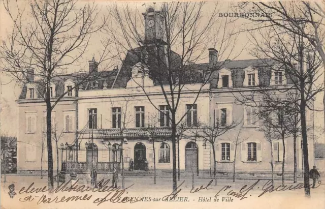Cpa 03 Varennes Sur Allier City Hotel