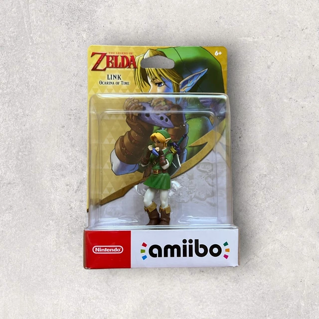 NINTENDO AMIIBO THE Legend of Zelda Ocarina of Time Link Figure New