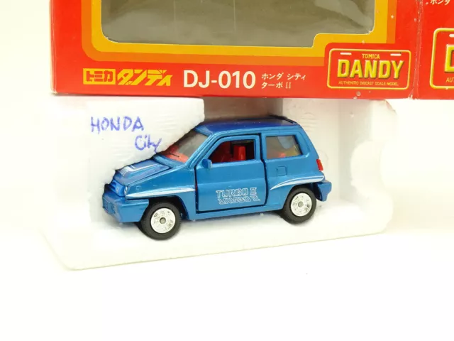 トミカ ダンディ 1/43 DJ-010 こと足り ホンダ シティ ターボⅡ