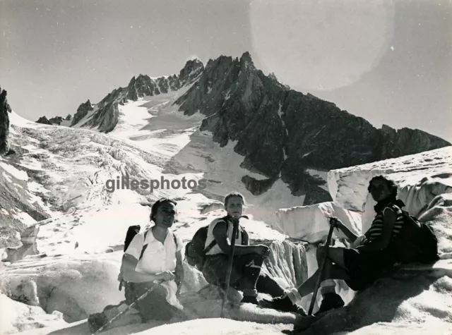 Le Glacier d'Argentières c. 1950 - Haute Savoie Alpes - DIV898