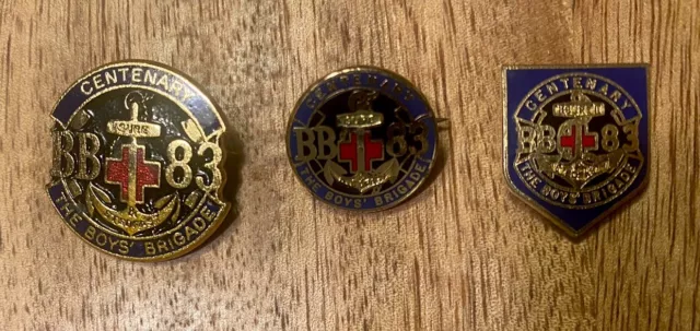 Boys Brigade Centenary Badges