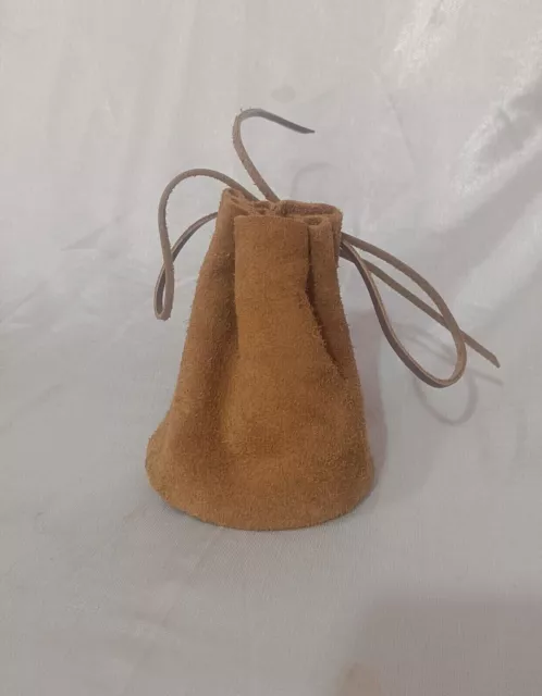 Bolsa de cuero con cordón – Marrón hecha por caballeros medievales Regalo...