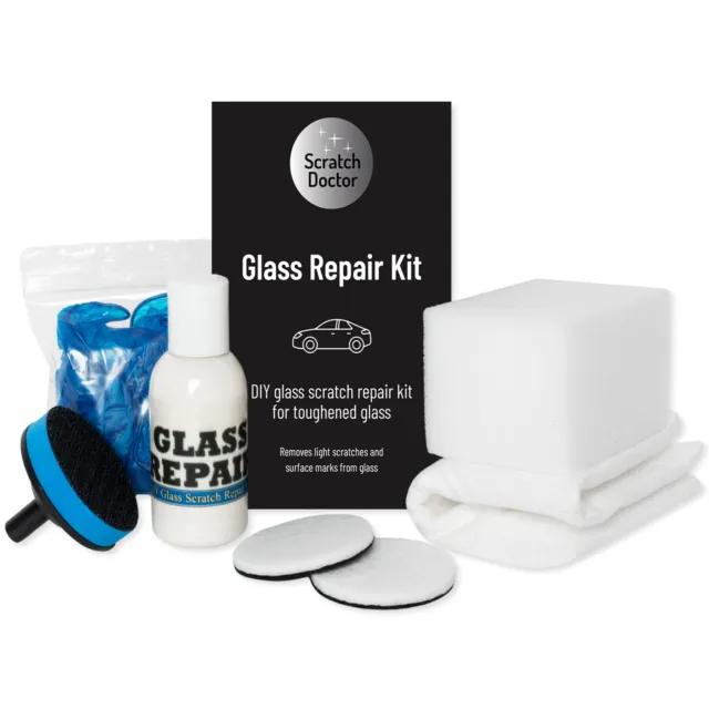 Glass Repair Kit Remove Window Scratch & Surface Marks on Car Windscreen