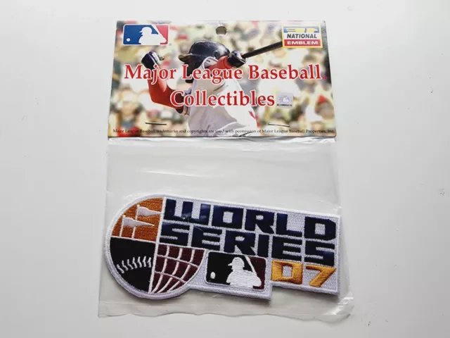 2007 World Series Logo Jersey Sleeve Patch MLB Boston Red Sox Colorado Rockies