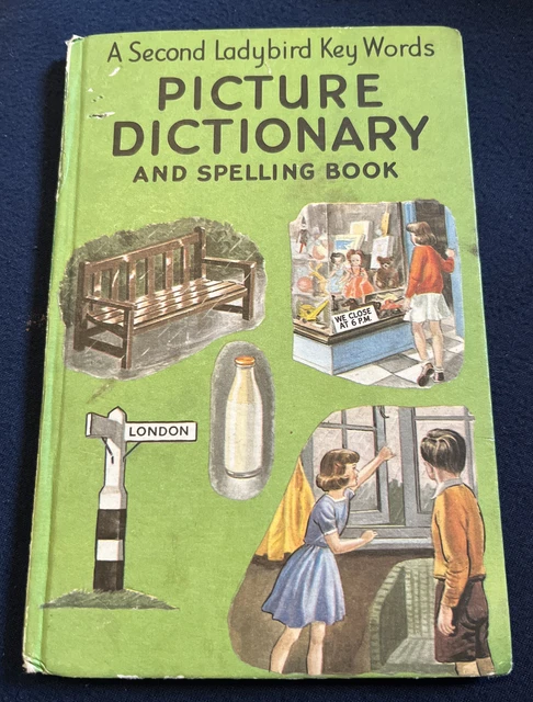 VINTAGE LADYBIRD BOOK Key Words Picture Dictionary And Spelling Book £4 ...
