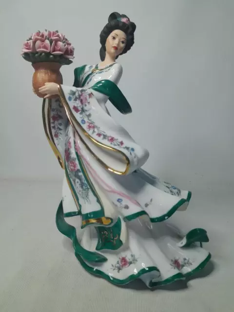 Danbury Mint ROSE PRINCESS Figurine Lena Liu - Please See Description