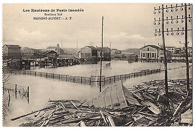 CPA 94 - MAISONS ALFORT (Val de Marne) - Les Environs de Paris inondés
