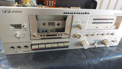 MARANTZ GOLD TURNTABLE + 3 HEAD SENDUST SD4000 TAPE DECK ( for SERVICE ...