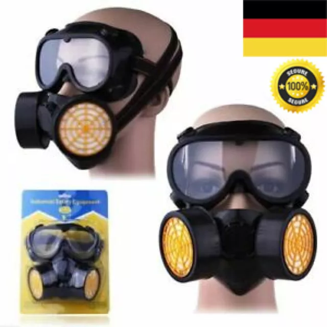 SCHUTZMASKE Gasmaske BW PL Unbenutzt ABC Filter MS-4 Tasche B-Ware zuverlässig