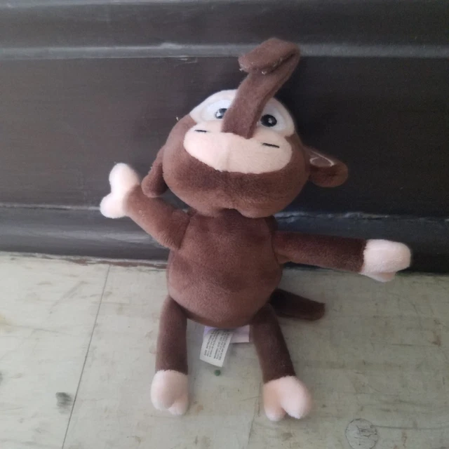 Soporte para chupete Nuby Snoozies marrón felpa mono SIN CHUPETE bañera4