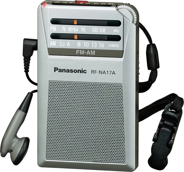 Panasonic Fm / Am 2-Band Commuter Radio Plata RF-NA17A-S