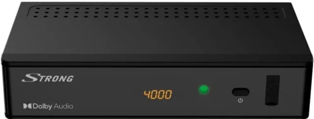 STRONG SRT 8215 DVB-T2 Receiver (HDTV, PVR-Funktion=optional, DVB-T2 HD, Schwarz