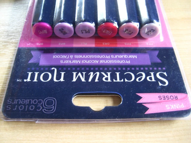 Juego de bolígrafos profesionales Spectrum Noir - rosas - 6 colores