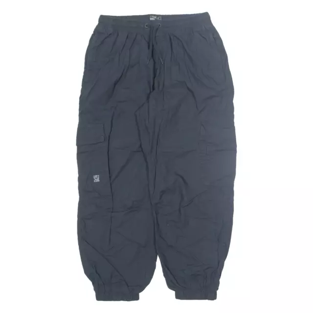 NEXT Pantaloni Ragazzi Foderati Cargo Neri Rilassati Conici W28 L25