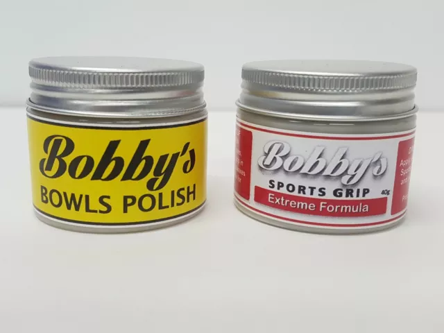 Bobby's Lawn Bowls Polish 40gm Best Polish & Bobby's Sports Grip 40gm Australian