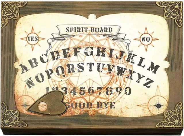 Halloween Prop Animated Sonic Spirit Ouija Board moving planchette lights sound