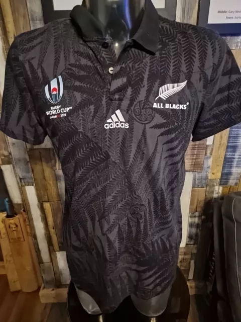 Adidas New Zealand All Blacks Rugby World Cup 2019 Shirt Large BNWOT