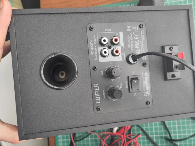 EDIFIER R1000T4 ACTIVE Bookshelf Speakers 2.0 TV MAC PC Monitors Black ...