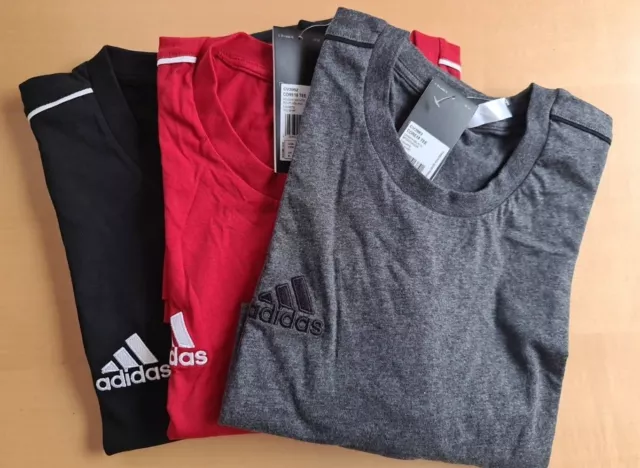 Herren Adidas CORE 18 TEE - T- Shirt, Sommershirt, Sportshirt, vers. Farben