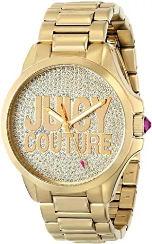 Juicy Couture 1901148 Jetsetter Gold Tone Steel Crystal Women's Watch