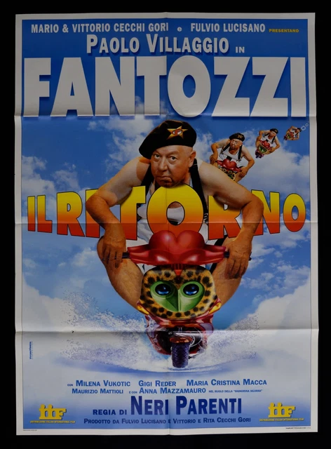Manifesto Fantozzi Il Ritorno Paolo Village Comptable Ugo Ferguson A62