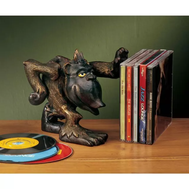 Design Toscano Gordie Gorilla Helping Hand Cast Iron Monkey Statue: Set of Two