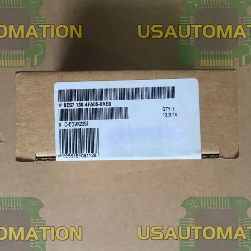 6ES7138-4FA05-0AB0 New in Box Siemens Fast Ship with 1 Year Warranty