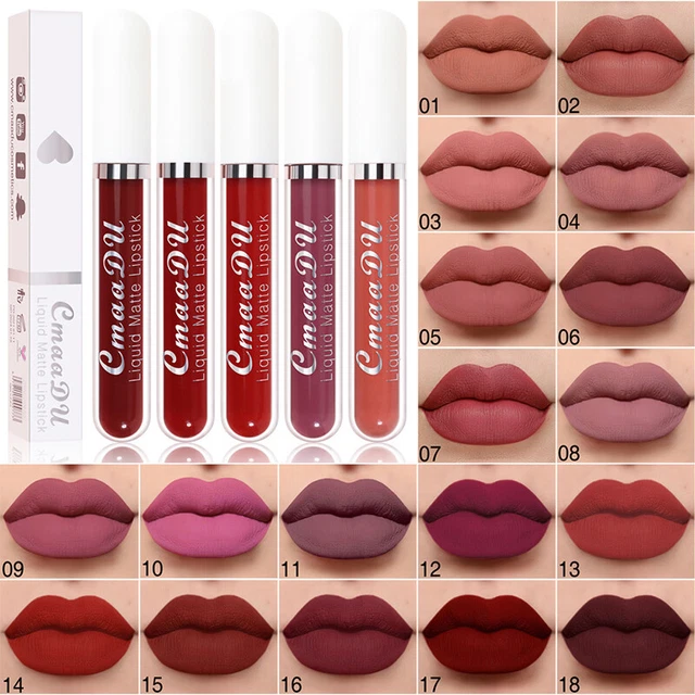 Lèvre Bâton Mate Liquid Rouge à Lèvres Maquillage Imperméable Durable Cosmétiq ,