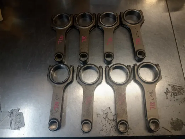 SPEEDMASTER H Beam 6.125" 2.100" .927" Bronze Bush 4340 Connecting Rods