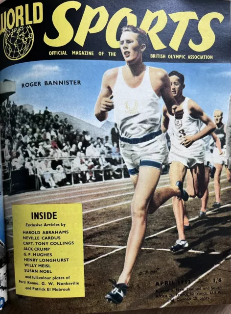 B214: World Sports Magazine Jan-Dec 1952 (12 months) beautifully bound. Rare!