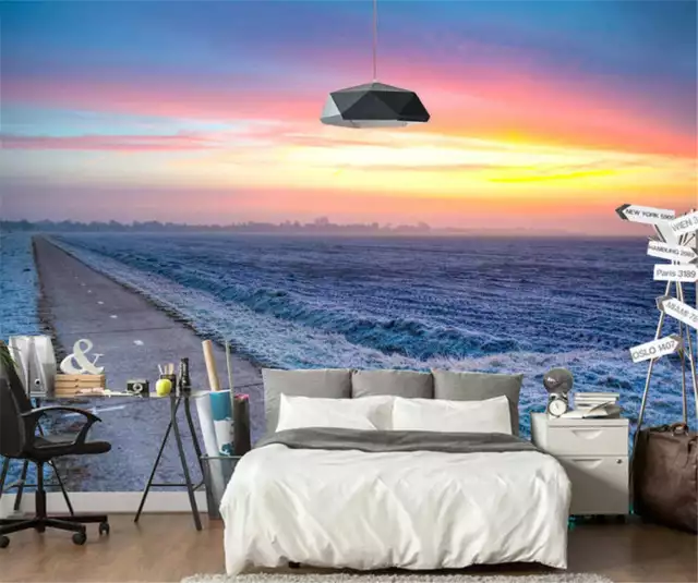 Distinct Feeling Sea 3D Full Wall Mural Photo Wallpaper Printing Home Kids Decor