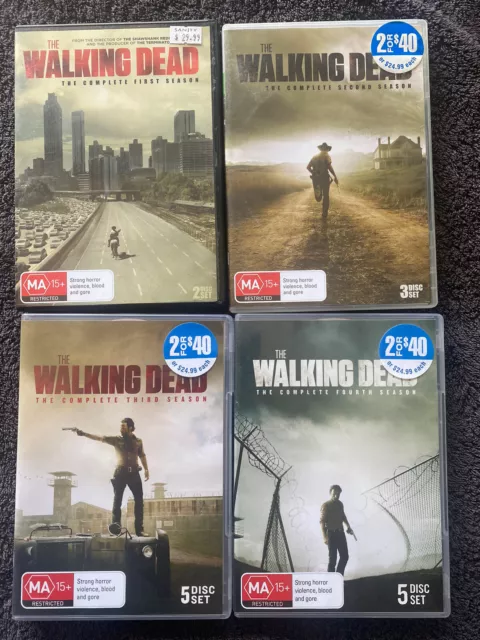 The Walking Dead Complete Set Seasons 1-4  1 2 3 4 (DVD)