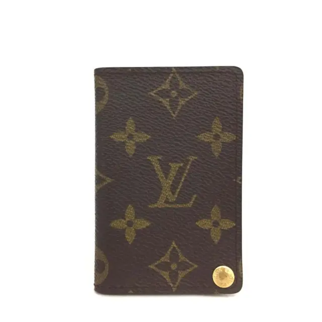 Louis Vuitton Monogram Porte Billets Cartes Credit Pression Card Case /2Q0206