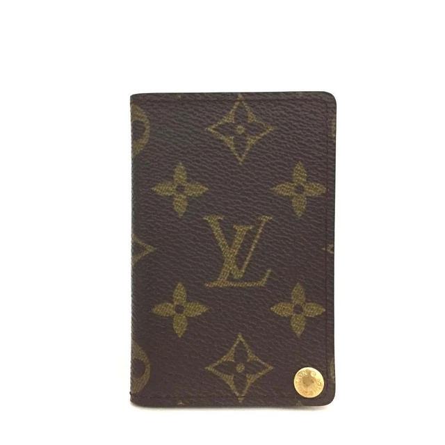 Louis Vuitton Monogram Porte Billets Cartes Credit Pression Card Case /2Q0206