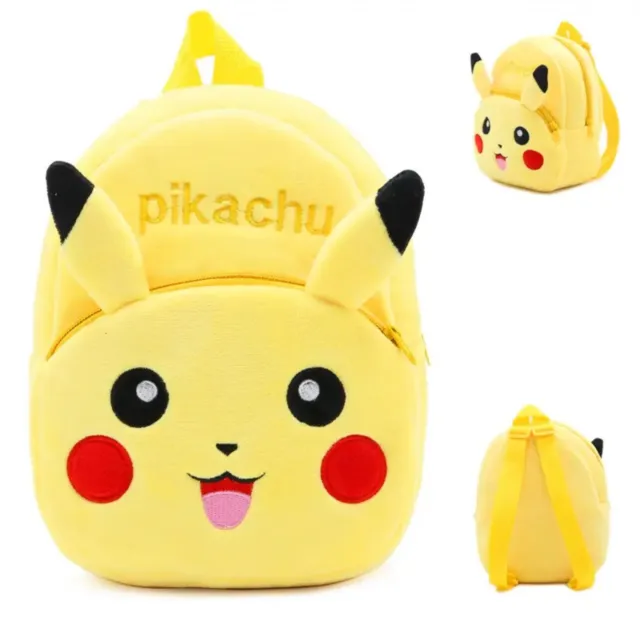 Pokémon Pikachu Kid Yellow Backpack Children Mini Travel Bag Gift Small