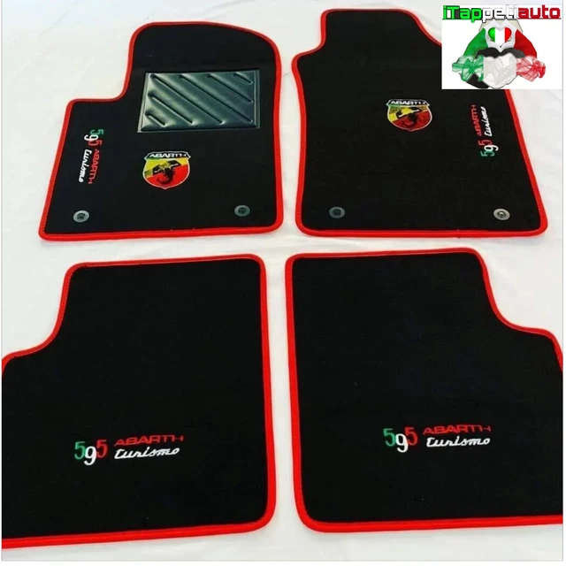 Tappetini Auto in moquetta di alta Qualità per 500 Abarth