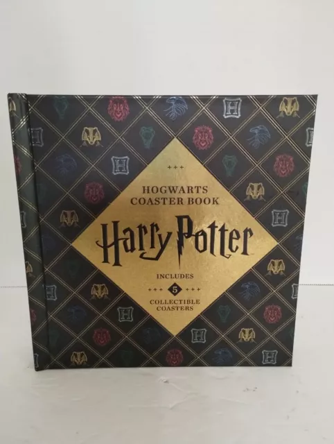 Harry Potter Hogwarts Coaster Book Includes 5 Collectible Coasters