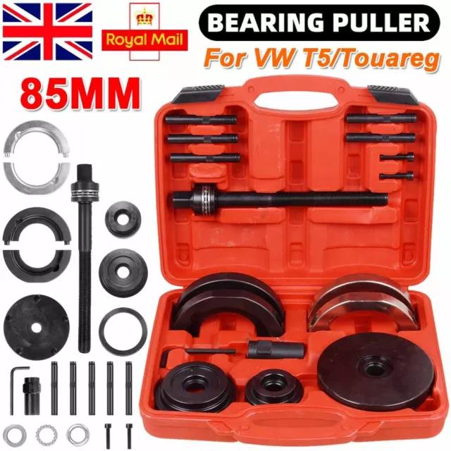 85mm Front Wheel Bearing Puller Remover Tools Kit for VW T5 Touareg Multivan UK