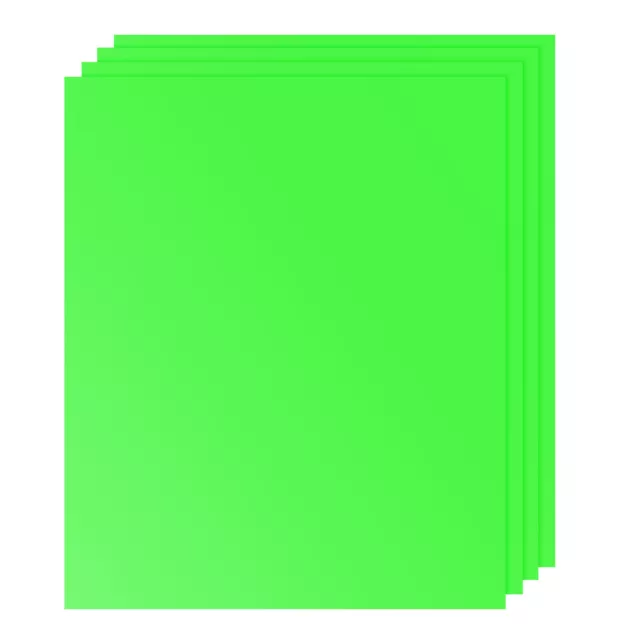 3D Puff Wärmeübertragung Vinyl 4 Blatt 12""x10"" Glow Puffy HTV Aufbügeln auf Vinyl grün