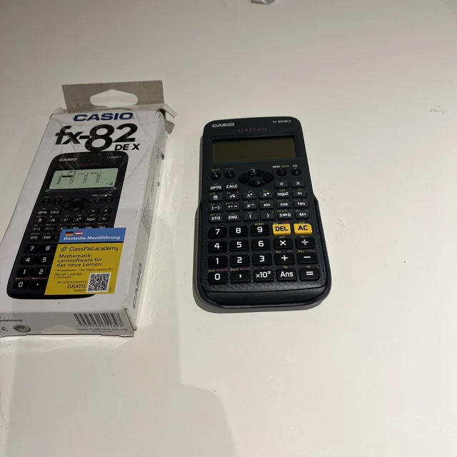 CASIO Taschenrechner FX-85DE X ClassWiz, Solar Batterie 1 Stück