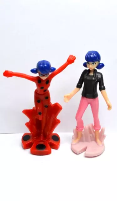 JOUET lot FIGURINES MIRACULOUS LADYBUG COLLECTION  non articulé KINDER