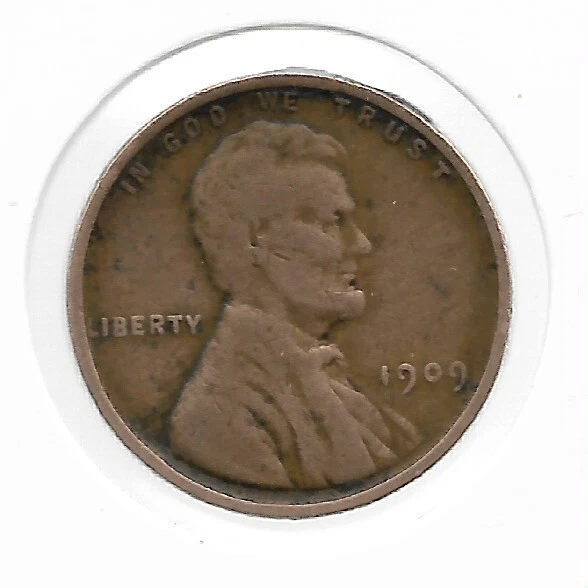 Rare 1909 US Lincoln Liberty Wheat Penny Collection Cent Coin 1ST YEAR! Lot H40
